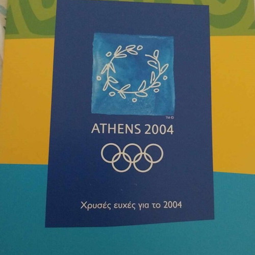 Athens 2004 greeting cards new, pack of 9 pieces