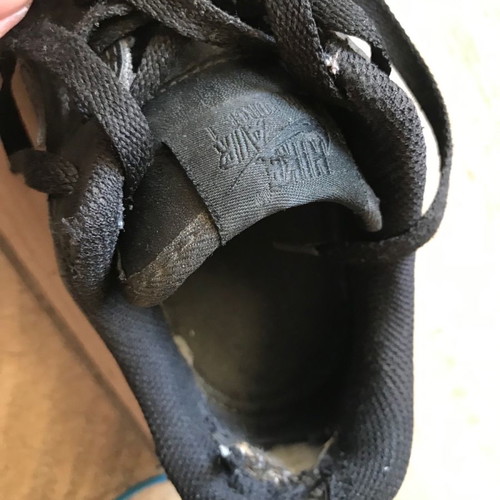 Nike Air Force used black shoes size 38.5