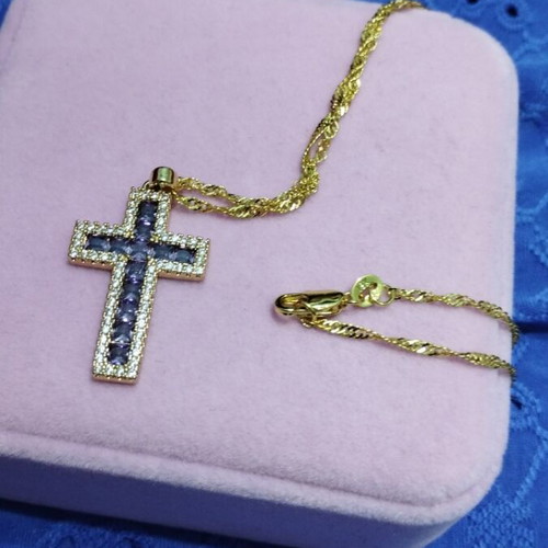 Cross necklace with chain new