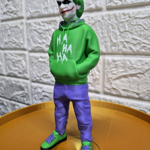 Joker figure new 3D printed decorative