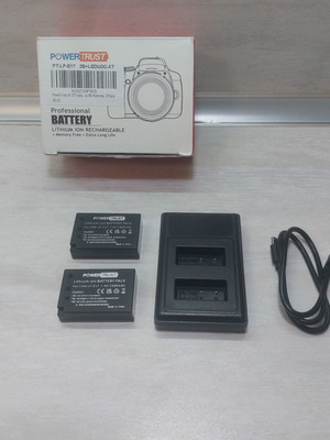 PowerTrust LP-E17 Battery and Dual USB Charger Kit for Canon EOS