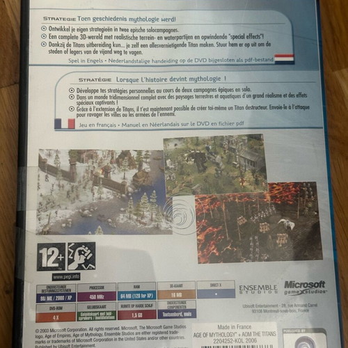 Age of Mythology Gold Edition used for PC, strategy game