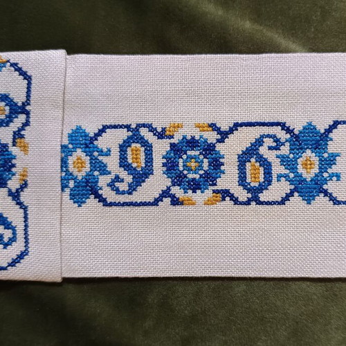 Vintage Set of Two Unique Small Embroideries New