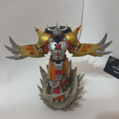 Wargreymon Digimon figure new, 23 cm