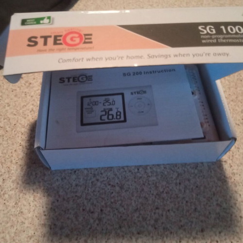 Stege SG200 Programmable Thermostat New