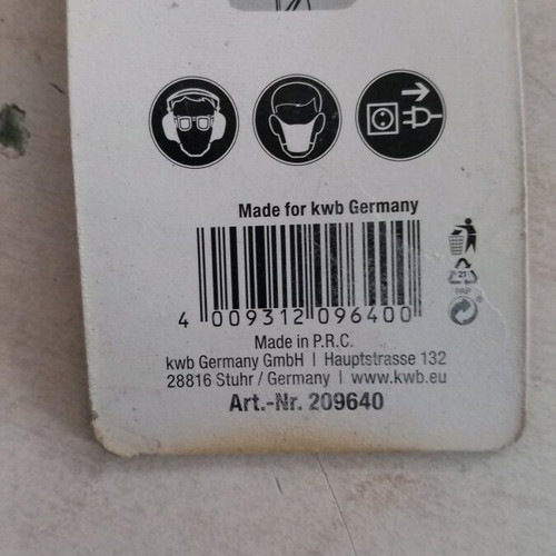 KWB HSS Twist Metal Drill 4mm new