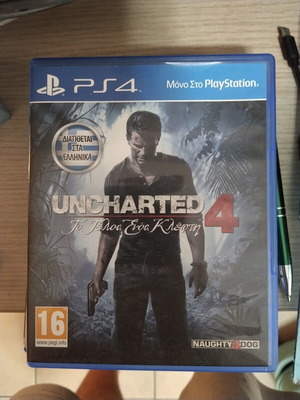 Uncharted 4 PlayStation 4 game like new