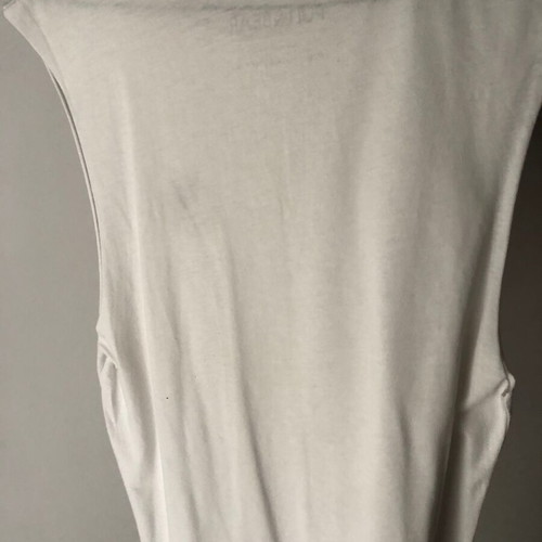 Pull & Bear white sleeveless shirt S