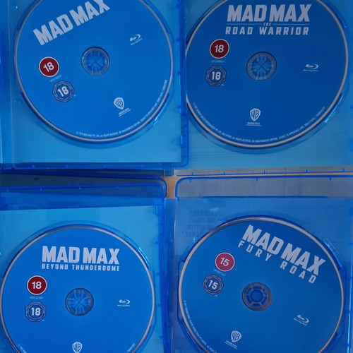 Mad Max Anthology Blu-ray set like new with Greek subtitles