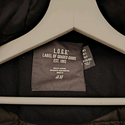L.O.G.G. x H&M Mens Winter Jacket like new, size S/M, black