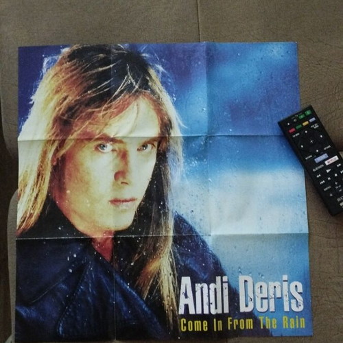 Andi Deris poster like new from first solo album