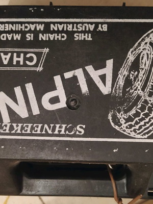 Snow chains used