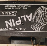 Snow chains used