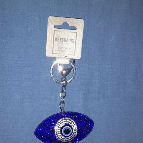Evil eye keychain