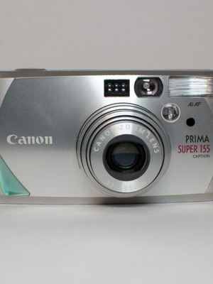 Canon Prima Super 155 Date 35mm αναλογική φωτογραφική μηχανή με φακό zoom 37-155mm, Δοκιμασμένη
