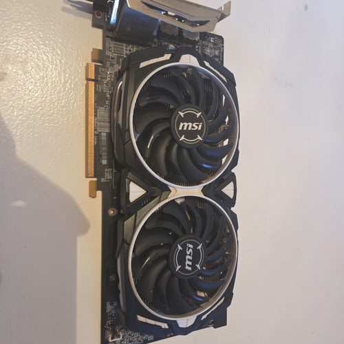 RX580 MSI OC graphics card used