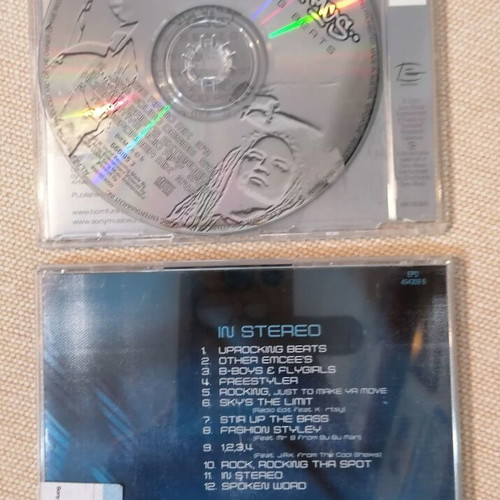 Bomfunk MC's In Stereo and Uprocking Beats CD used hip-hop