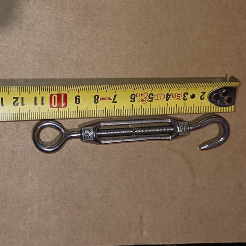 Set of 5 turnbuckles for rope or wire rope new