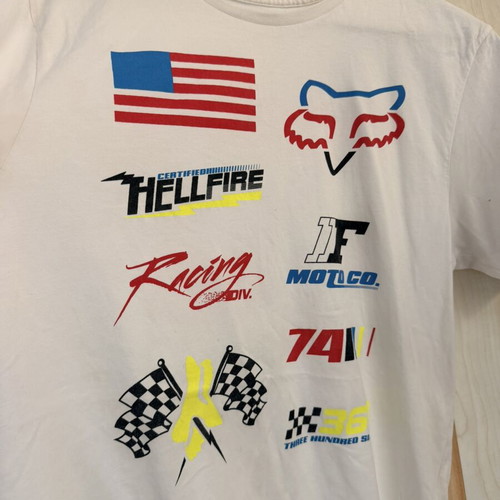 Fox Women T-shirt size M like new, white