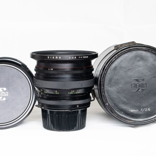 Sigma 18mm f2.8 Filtermatic Nikon F mount lens used