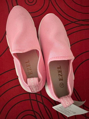 EZEL slip on γυναικεία παπούτσια ροζ sneakers καινούργια EUR 37