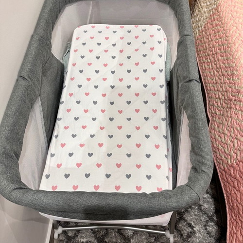 Lionelo Vera Folding Baby Cot used, gray