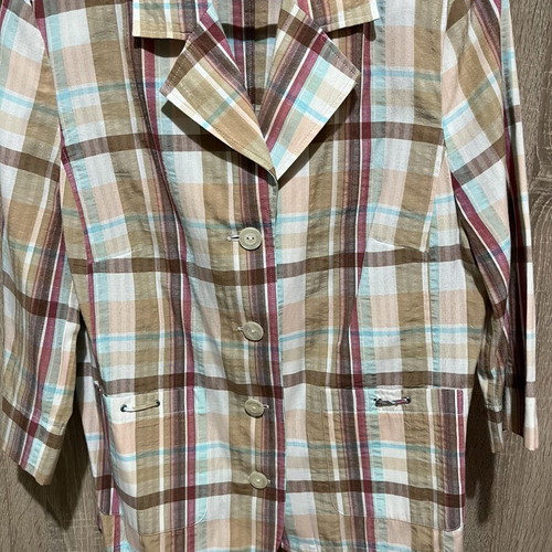Vintage checked shirt, long sleeve, multicolor