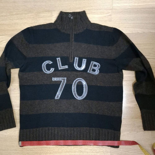 Hugo Boss wool sweater Medium like new, brown-black