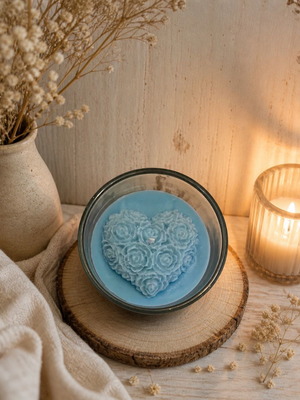 Handmade soy candle 200gr with coconut passion scent new
