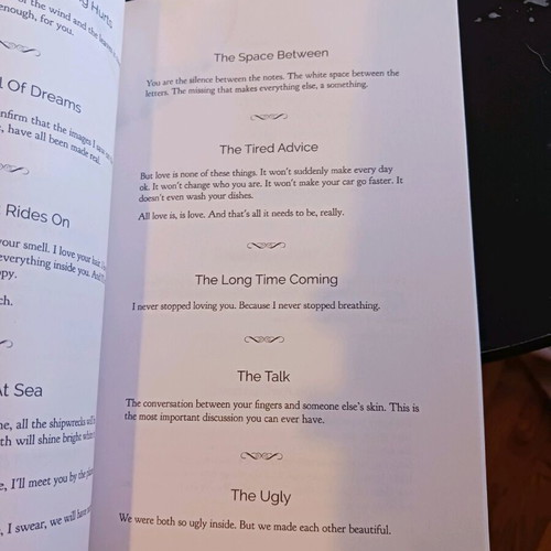 I Wrote This For You: Just The Words poetry book like new