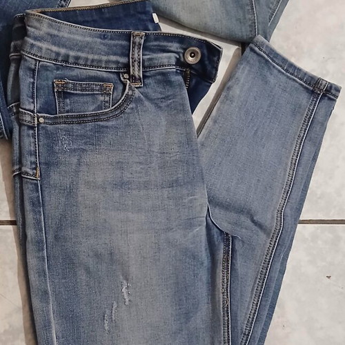 Skinny blue jeans pack of 3, women's size M