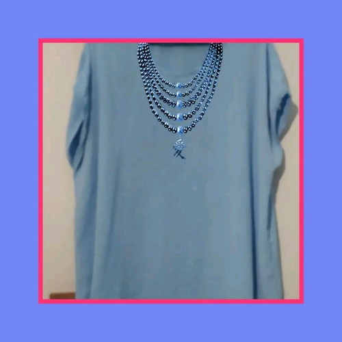 Blouse blue color like new, sizes XL and XXL