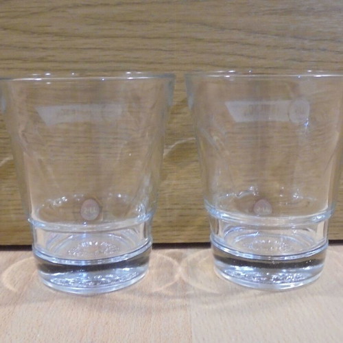 Jameson Irish Whiskey set of two promotional glasses used