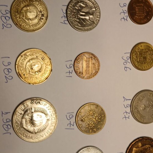 Foreign coins used, various countries, 1862-1903