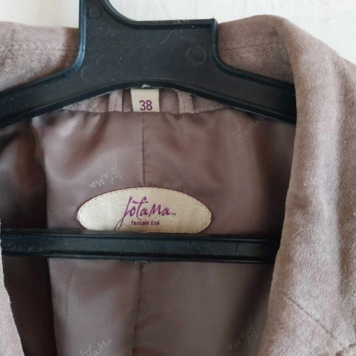 Jofama women's suede jacket with pearl buttons like new, size 38