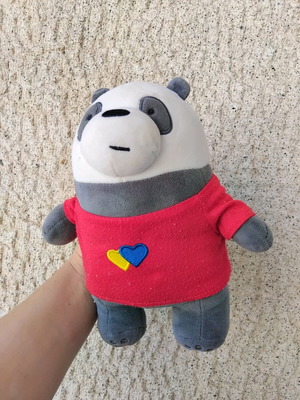 Λούτρινο Miniso We Bare Bears Panda σαν καινούριο, 29 εκατοστά