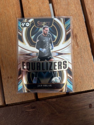 Panini Select La Liga Jan Oblak Atlético de Madrid Silver #23 Prizm Equalizers card like new