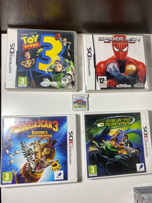 Пакет с употребявани детски игри за Nintendo DS и 3DS
