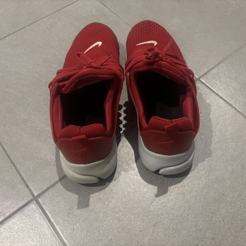 Nike Air Presto sneakers size 42, red and white