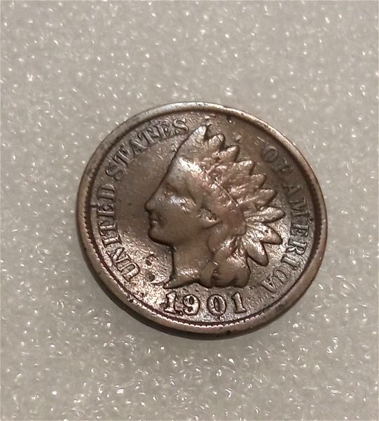 Indian head cent 1901 USA