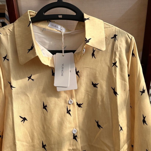 Women's multicolor shirt size L new