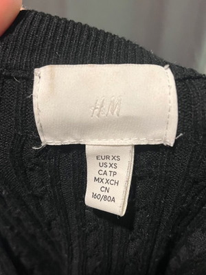 Black H&M blouse extra small like new