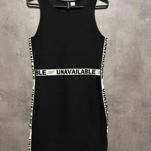 Mini dress H&M like new, black, size L