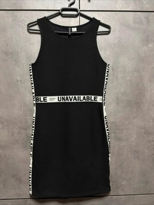 Mini dress H&M like new, black, size L