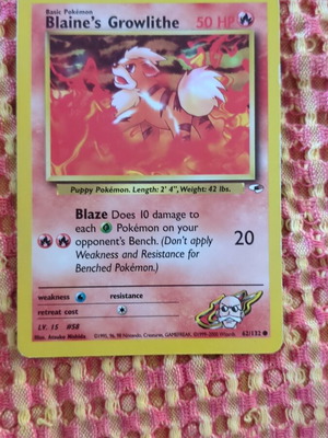 Blaine's Vulpix Pokemon card used -  40,00 - Vendora.cy