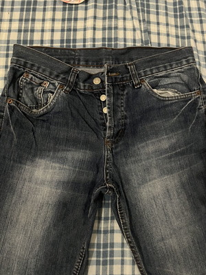 Levi's 501 Original τζιν σε ίσια γραμμή σε vintage μπλε, W31 L34