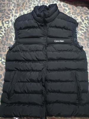 Νέο αμάνικο μπουφάν Calvin Klein unisex, μέγεθος S, μαύρο