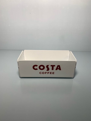 Costa Goffee 12τμχ μεταλλικές θήκες για φακελάκια με ζάχαρη καινούργιο