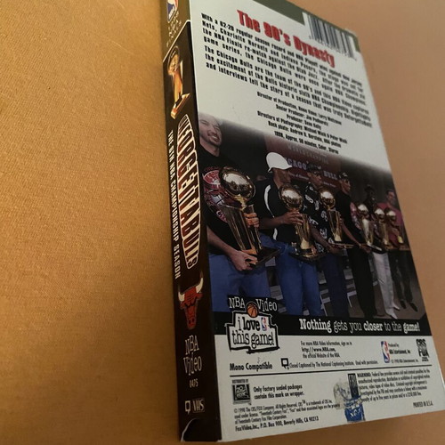 Unforgettabulls 6th NBA Championship Season Chicago Bulls VHS like new