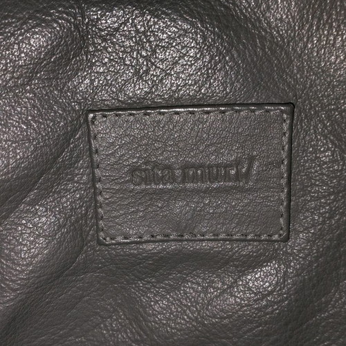 SITA MURT leather grey shoulder bag used with minor defect